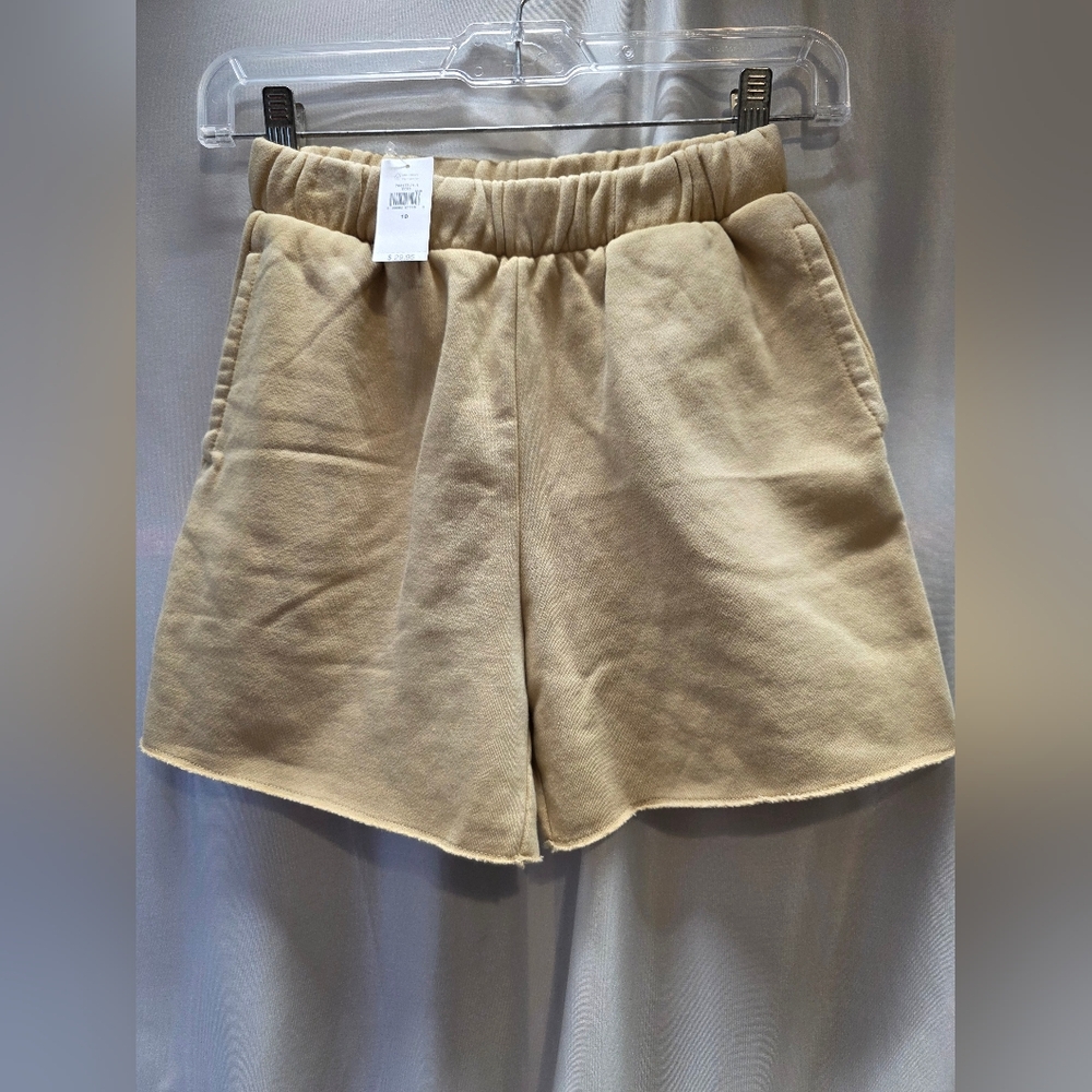 GAP High Waist Cream Shorts